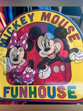 NWT Lenticular Mickey and Minnie Playhouse Disney Wall Sign